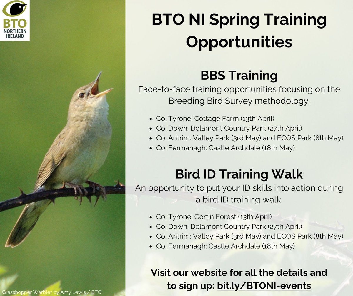 Our first in-person training event of the season is happening on Saturday, check out all the opportunities that are coming up on our website - bit.ly/BTONI-events