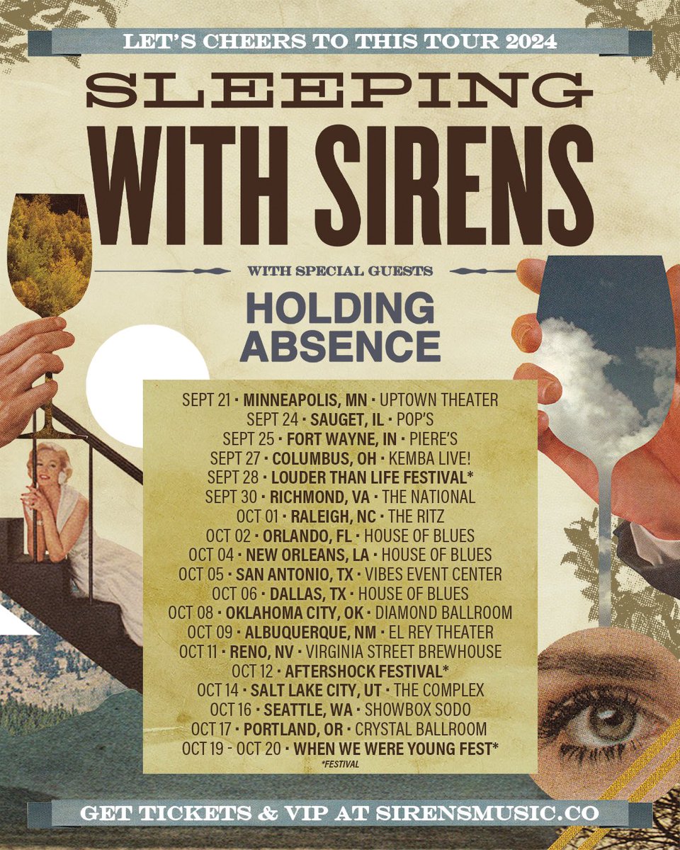 We’re incredibly excited to announce our return to North America this September/October with the awesome @SWStheband Tickets are available 10am local this Friday, but keep your eye on SWS socials for special presales! We’ll see you soon 🇺🇸