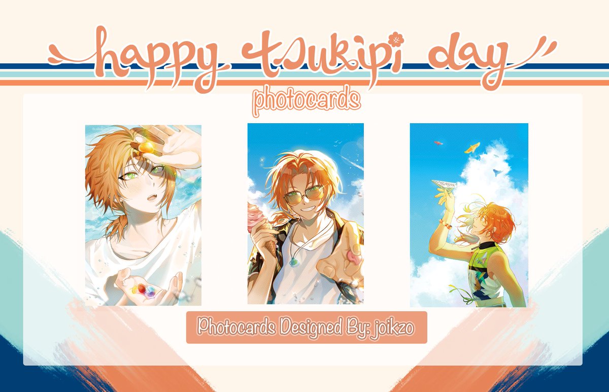 First off on our list are our photocards made by the the amazing @joikzo ! These will be random in the limited freebie package (upon drink purchase), tier 1, and tier 2 package! Tier 3 will guarantee you all 3! These will also be displayed as a poster at the venue! 🌻🧡