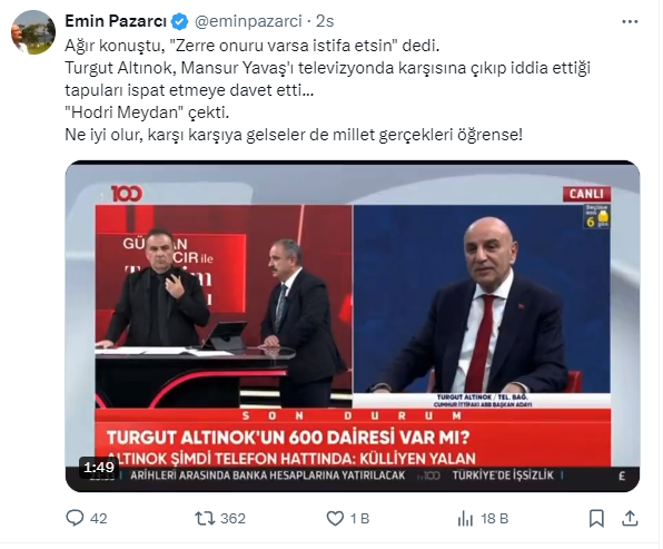 Emin Pazarcı'nın Ekranı