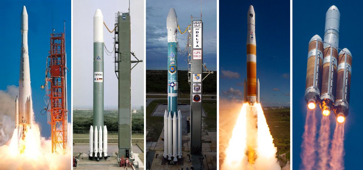 ulalaunch's tweet photo. As launch preparations continue for #TheDeltaFinale, ULA salutes the generations of current and former Delta teammates who designed, built, assembled and launched this storied family of rockets for the past 63 years.

Learn more about the legacy of Delta: https://t.co/8mK9s0waF1 https://t.co/60sN2i2pSo