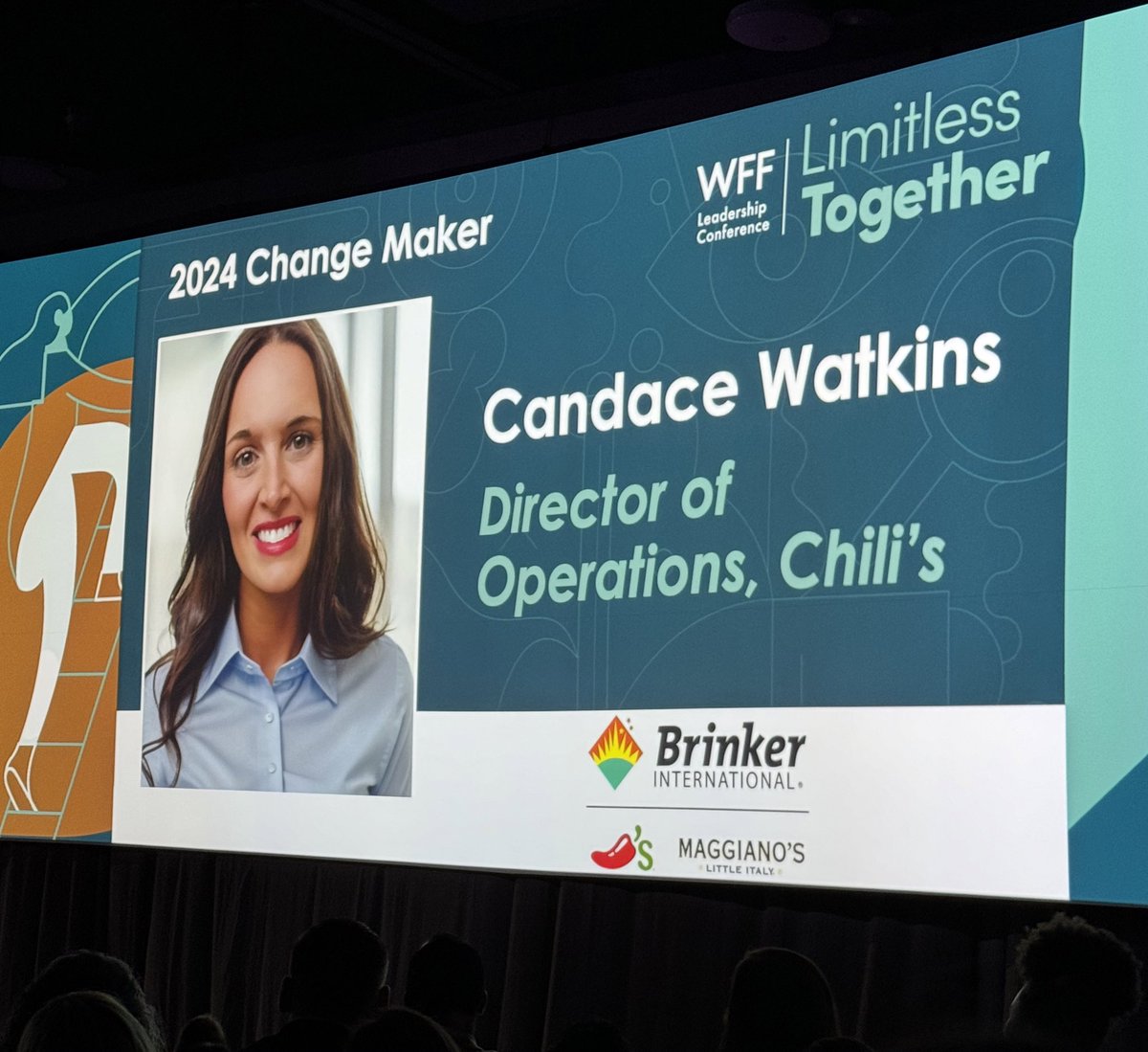 I know her🥰🌶❤️🏅Congratulations @CandaceWatkins9 on being a phenomenal ChangeMaker! We #Chilislove you! #WFFlimitless