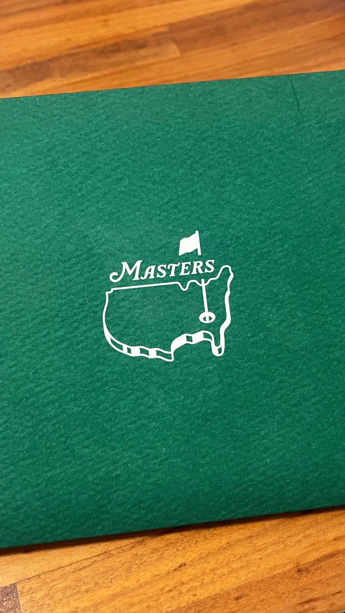 ConorN11's tweet photo. Slightly better post than a letter from the bank reminding how much they charge per contactless payment 🌺 #TheMasters https://t.co/hZC4aDQDDh