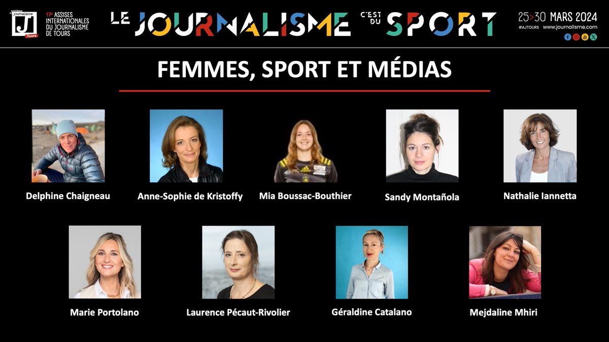 N'oubliez pas ! Nous vous attendons ce soir à la salle Thélème de @villedetours à 19h30 pour la soirée débat 'Femmes, Sport et Médias' !

#universitedetours @askristoffy @smontanola @nathiannetta @marieportolano @lpecautrivolier @mejdaline 

#AJTours