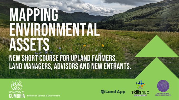 We still have a few places on our next course, Mapping Environmental Assets. Click the for more details. Farm visits, skills workshops & online. 3 June - 8 Jul 2024 Full bursaries: bit.ly/MEAbuDetails: bit.ly/applyMEA