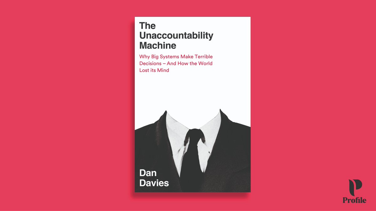 OUT NOW Why do markets, institutions and governments systematically generate unwanted outcomes? With cynicism and journalistic rigour, Davies looks at what's going wrong with our systems. 'Funny, fascinating and compelling' Tim Harford tinyurl.com/dczrkfp7