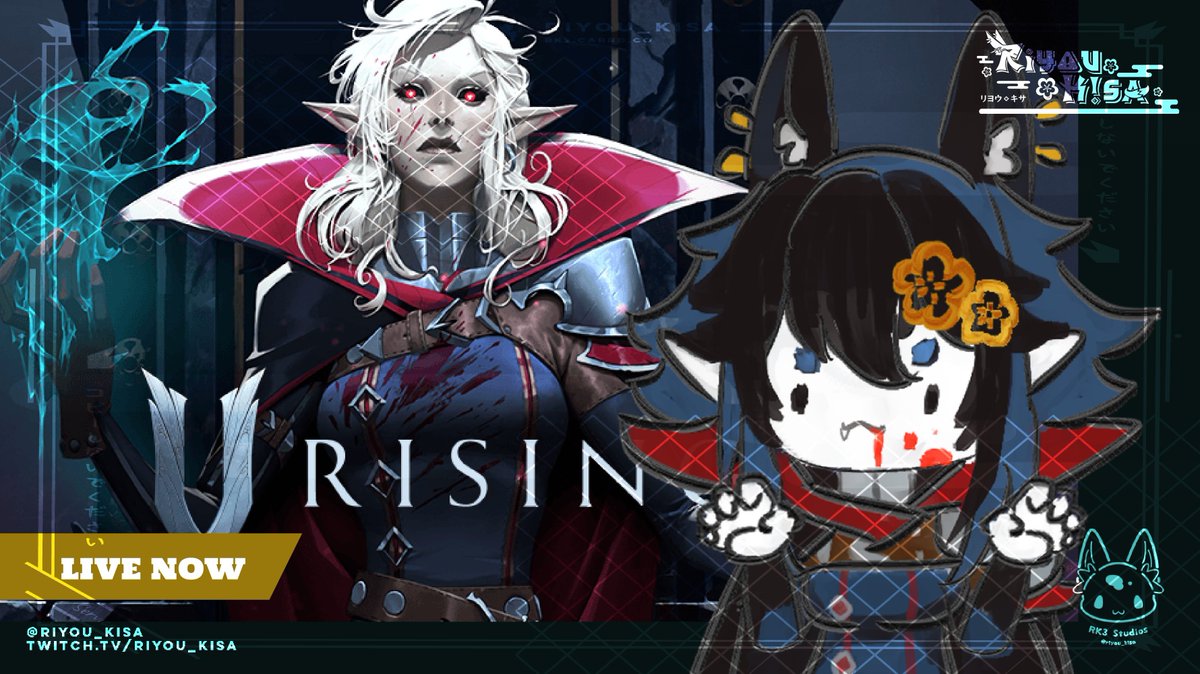 Riyou_Kisa's tweet photo. #vRising
The night is young ๐
Come Join Us! Collab night!
#LIVENOW #Twitch #rk3art #vrisingfanart #vampire #RKILU https://t.co/TP5sm1FMIU