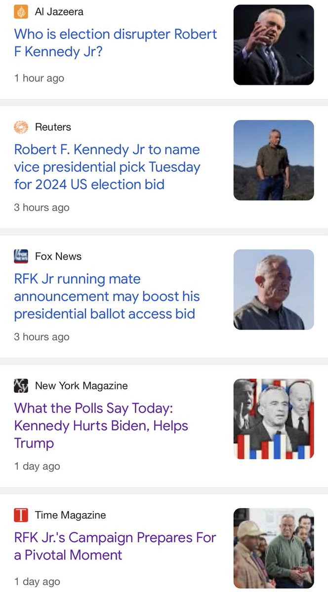 Lynnlee Mavakay🦠🧬🍊C, D, Zinc ionophore. (@alumilynn) on Twitter photo The media coverage for <a href="/RobertKennedyJr/">Robert F. Kennedy Jr</a>🇺🇸 has been consistent every day for almost two weeks. The media coverage for <a href="/RobertKennedyJr/">Robert F. Kennedy Jr</a>🇺🇸 has been consistent every day for almost two weeks.