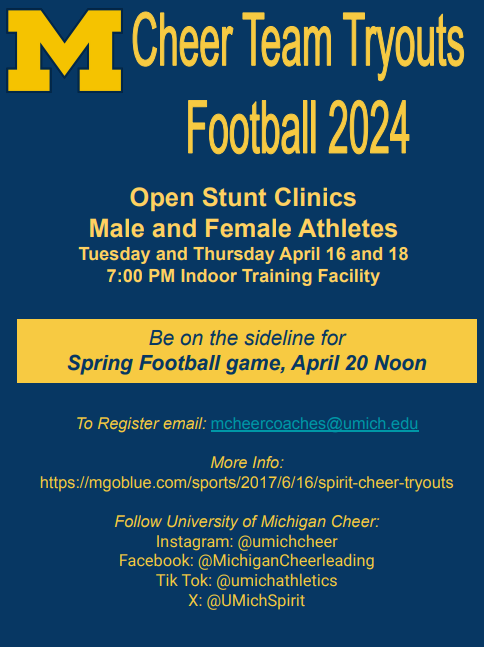 Michigan Cheer 🏆🏆 tweet media