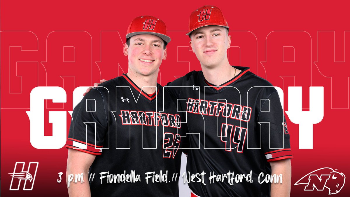 BASEBALL GAME DAY 🤩

🆚 Nichols College
⏰ 3 p.m.
📍West Hartford, Conn (Fiondella Field)
💻bit.ly/3vrFnWe
📊bit.ly/4asCrro

#HawksRISE | #CapitalCityTeam