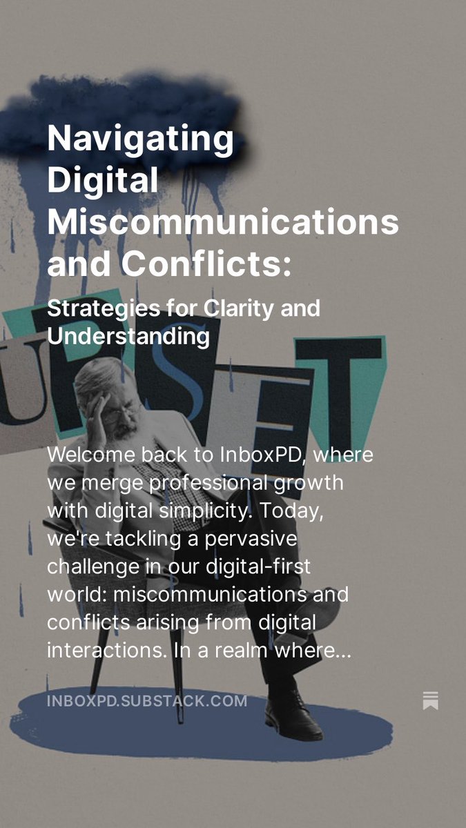 danielkilback's tweet image. Master digital communication with #InboxPD! 🚀 Dive into our latest blog to avoid miscommunications &amp;amp; resolve conflicts effectively. Subscribe for essential tips! #DigitalCommunication #ConflictResolution ✉️🔗 Subscribe now!
