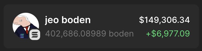 CryptoMafia420's tweet image. Giving away $1000 in $boden 🇺🇸

💟+ 🔁 + Drop your $SOL wallets👇

Must follow with notis on 🔔

~ 24 hours only ⏰