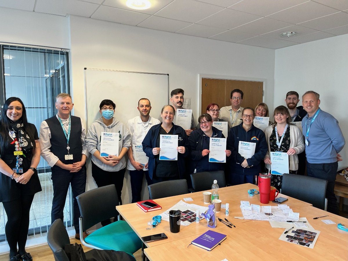 B.Digital (@bth_bdigital) on Twitter photo Welcome to our new Cohort of B. Digital Champions π
Thank you for joining the programme and supporting colleagues with our <a href="/BlackpoolHosp/">NHS Blackpool Teaching Hospitals ππ</a> #DigitalTransformation journey π
Do you work at the Trust and want to get involved? Get in touch to find out more #DigitalChampions Welcome to our new Cohort of B. Digital Champions π
Thank you for joining the programme and supporting colleagues with our <a href="/BlackpoolHosp/">NHS Blackpool Teaching Hospitals ππ</a> #DigitalTransformation journey π
Do you work at the Trust and want to get involved? Get in touch to find out more #DigitalChampions