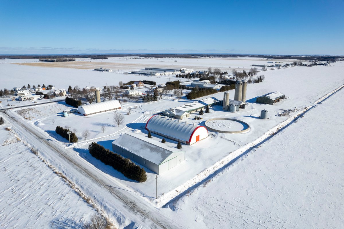 New Dairy!
📍2718 County Road 3, St Isidore ON
💲$9,200,000

109kg saleable, great Holstein herd, 143 - 441 acres, 72 hd tie-stall, heifer/calf barns!

Virtual Tour:
myvisuallistings.com/vt/344934

Call for details
📱613-222-6822 / farmontario.com