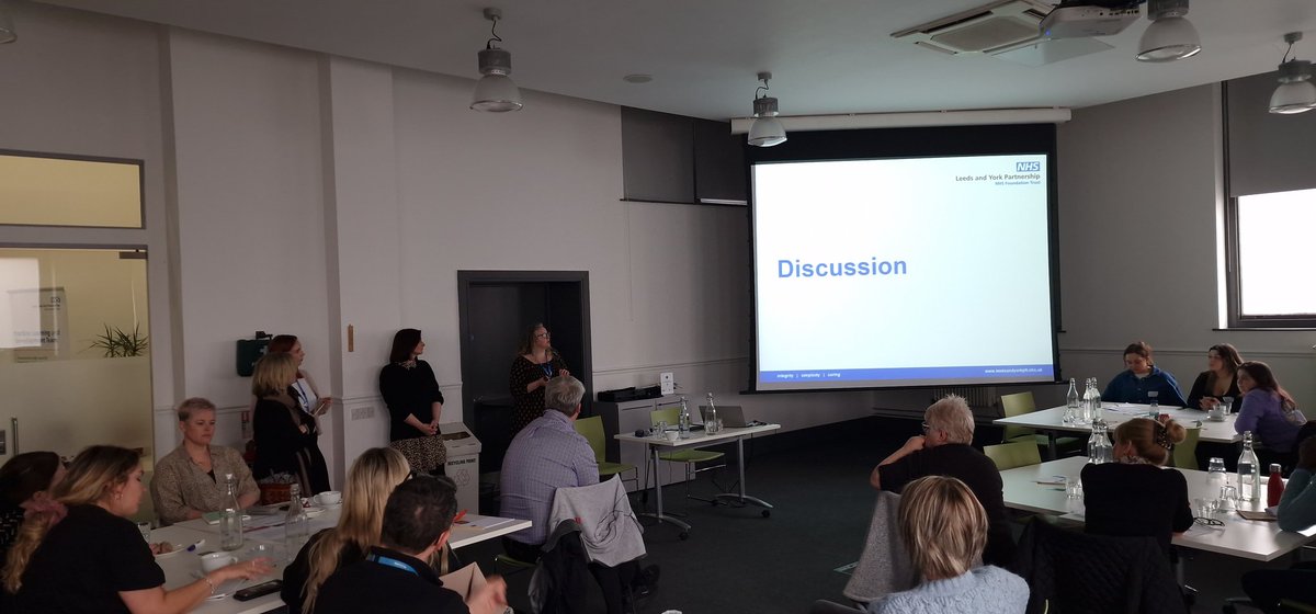 Final formal presentation discussion led by Tricia @arichardson002 Lisa @UoL_MHN and Cerys 'reasonable adjustments/supporting a learner with additional needs' @LeedsandYorkPFT