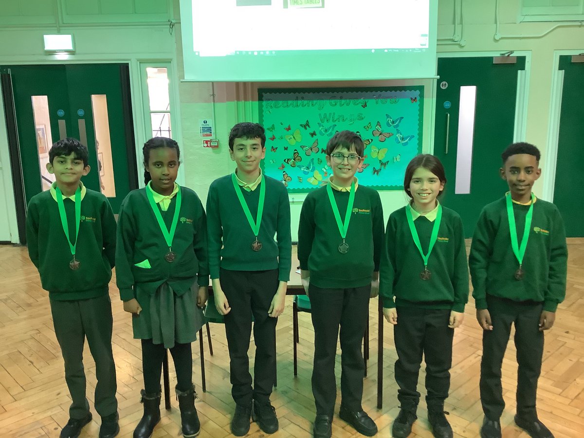 Children from across the Federation attended the grand finale of the Viridis Times Tables #Competition held at Southwold. @HoxtonGarden were the Federation winners who took home trophies for #gold, #silver and #bronze. Congratulations to all of our finalists! 🔢🧮🏆 #Maths