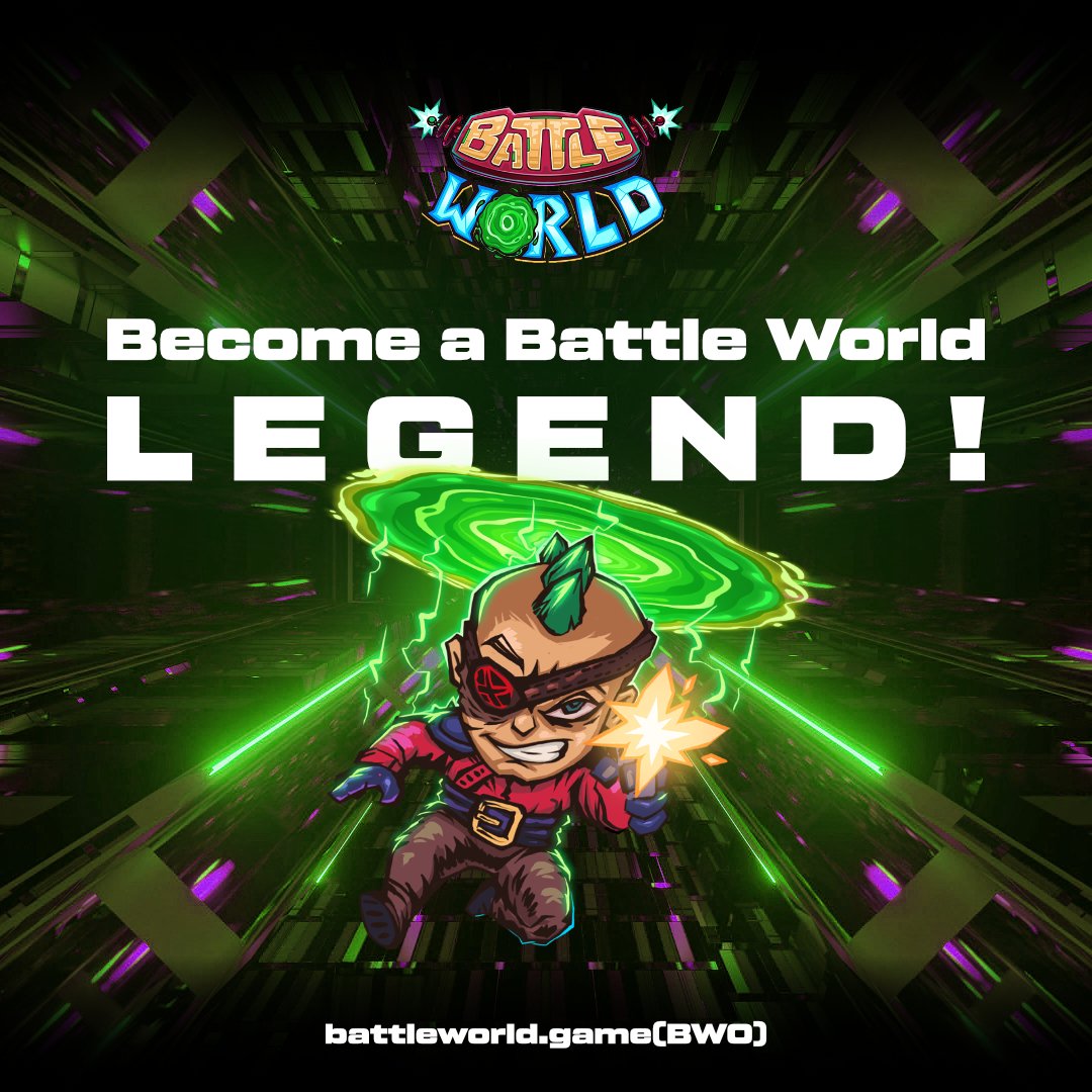 🌟 Become a #BattleWorld Legend! 🌟 With its dynamic gameplay and unforgettable moments, Battle World is the place to make your mark and become a legend in the gaming world. Will you rise to the challenge? Buy $BWO tokens to enhance your gaming journey: htx.com/en-us/trade/bw…