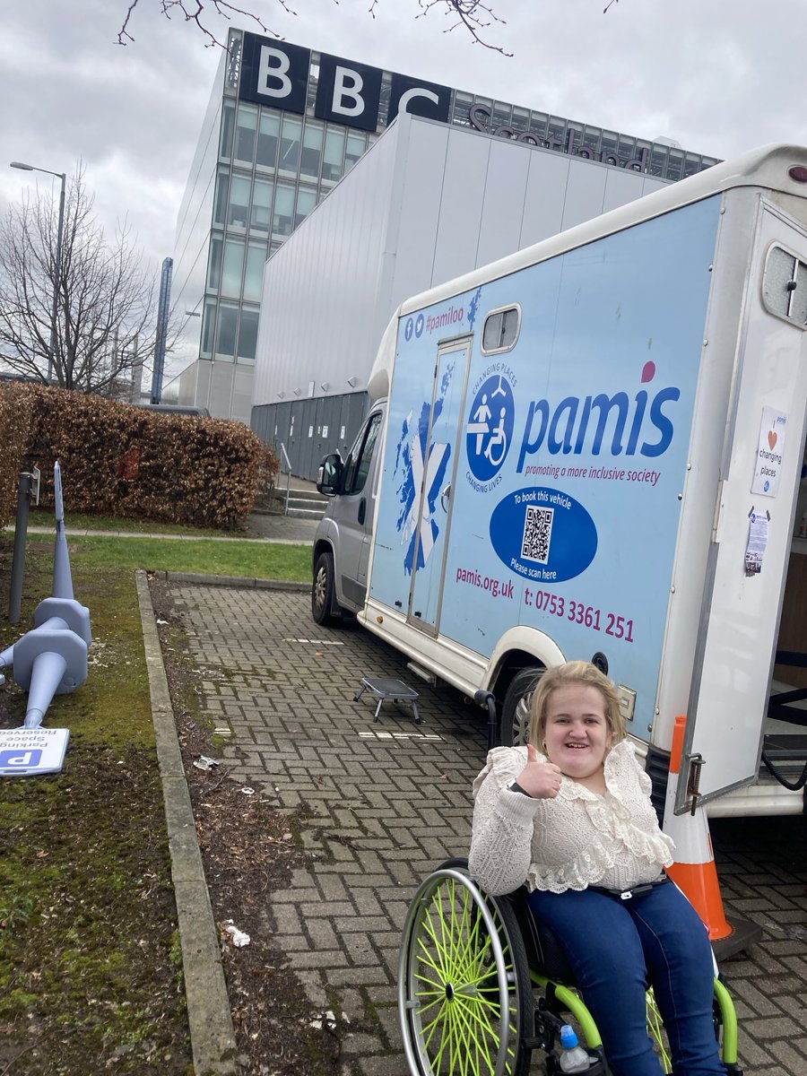 Fantastic mobile ⁦@ChangingPlaceUK⁩ ⁦@PAMIS_Scotland⁩ facility ⁦@BBCScotland⁩ disability event today! ⁦@ellasophiacham1⁩