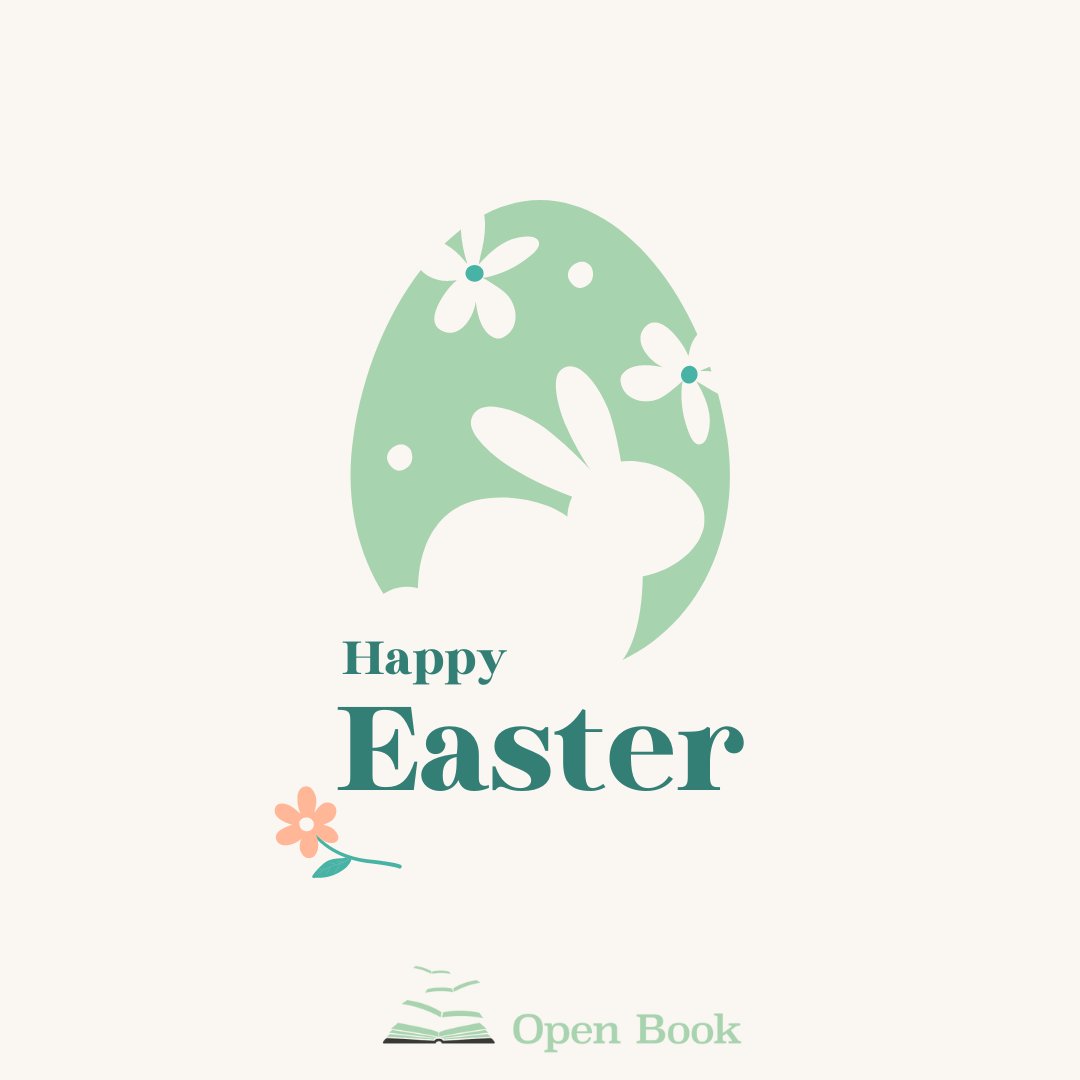 Happy Easter from all of us at Open Book. We hope you have a restful break over the Easter weekend! The Open Book office is closed until Tuesday 9 April, but we still have some great sessions lined-up for next week. View all our upcoming sessions at openbookreading.com/get-involved/#…