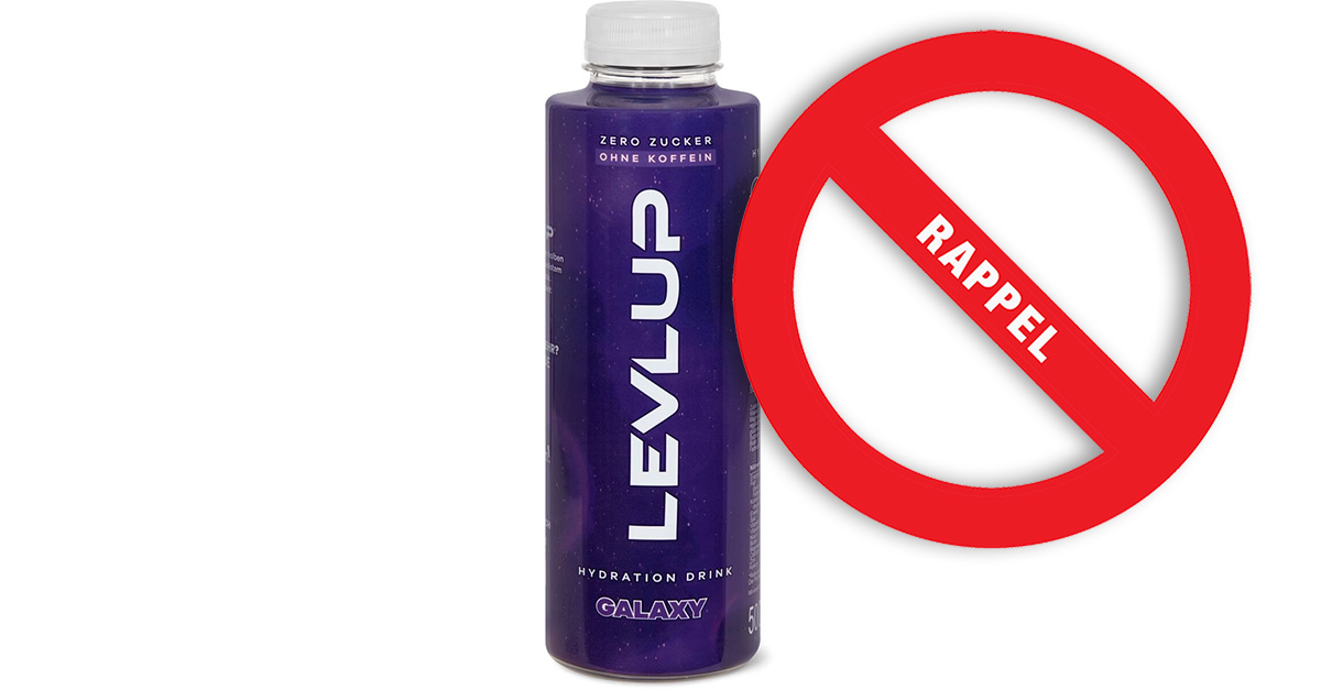 En raison d’une contamination potentielle par des moisissures, LevlUp rappelle sa boisson Hydration Drink «LevlUp Galaxy». Un risque pour la santé ne pouvant être exclu, Migros demande à ses clientes et clients de ne pas consommer ce produit. corporate.migros.ch/fr/news/levlup…