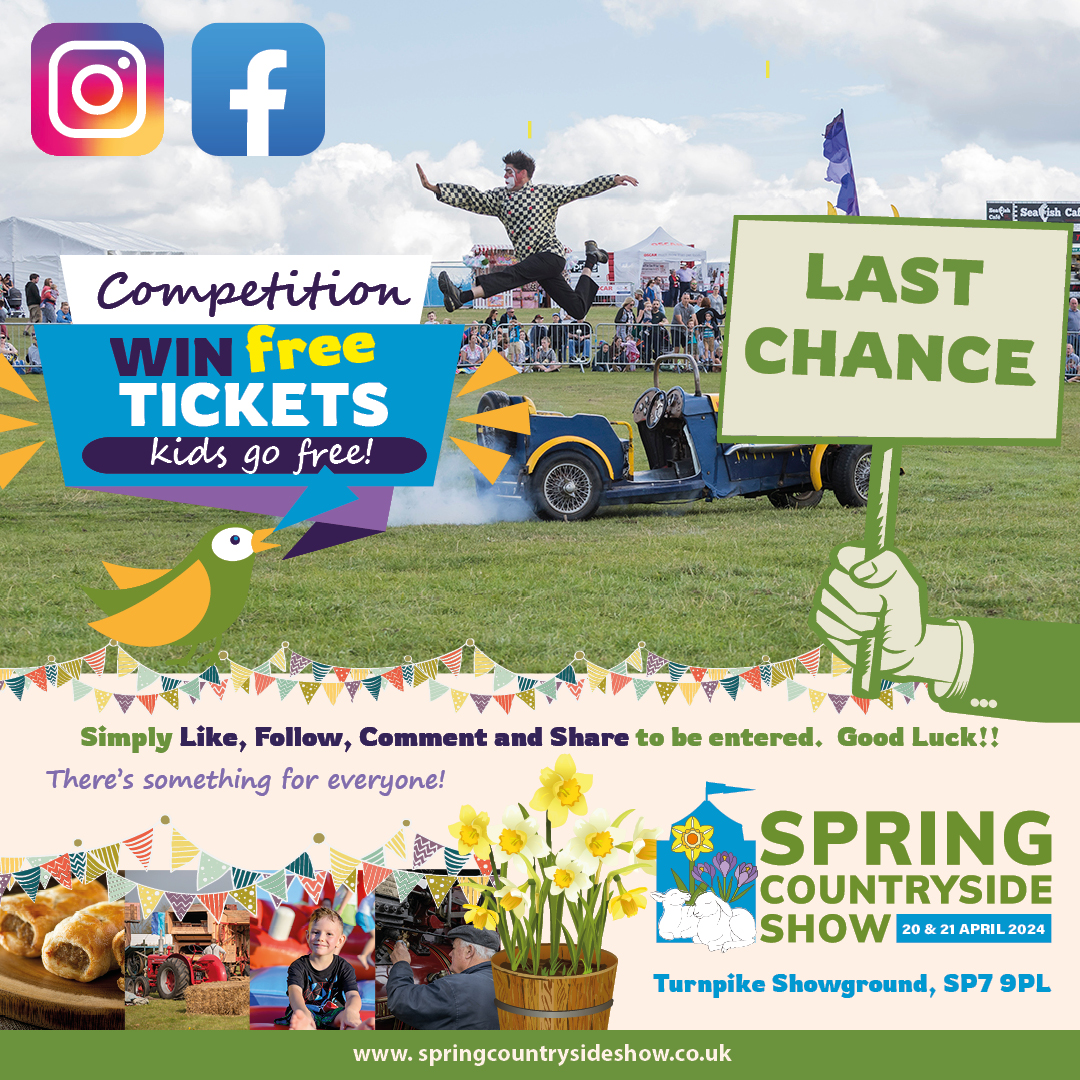LAST CHANCE 🌷✨ WIN tickets to Spring Countryside Show! Apr 20-21 at Turnpike Showground. 🐰 🐣 Hop over to our Facebook page to enter: facebook.com/SpringCountrys… #SpringCountrysideShow #WinTickets