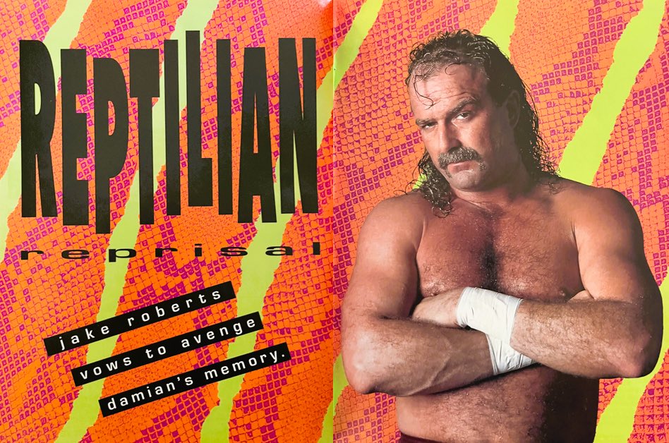 JakeSnakeDDT's tweet photo. #OTD in 1991 Damien met his end at the hands of Earthquake.
Here’s the full article on the moment from WWF Magazine.
#TrustMe #RIPDamien https://t.co/s3c4TCnSbz
