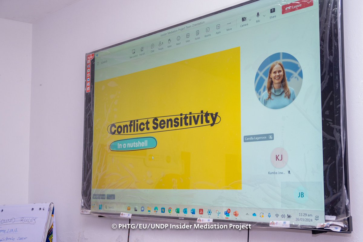 PeaceHubGMB's tweet photo. We wrapped up!
The IM project team today discussed strategies for sustainable peace exploring strategic mediation.
We delved into:
🔵 Insider Mediation
🔵 Conflict Sensitivity
🔵 Community Engagement
To promote social cohesion and harmony.
#Partnership4Peace #PeaceHubGMB https://t.co/QFmKwxM2bk
