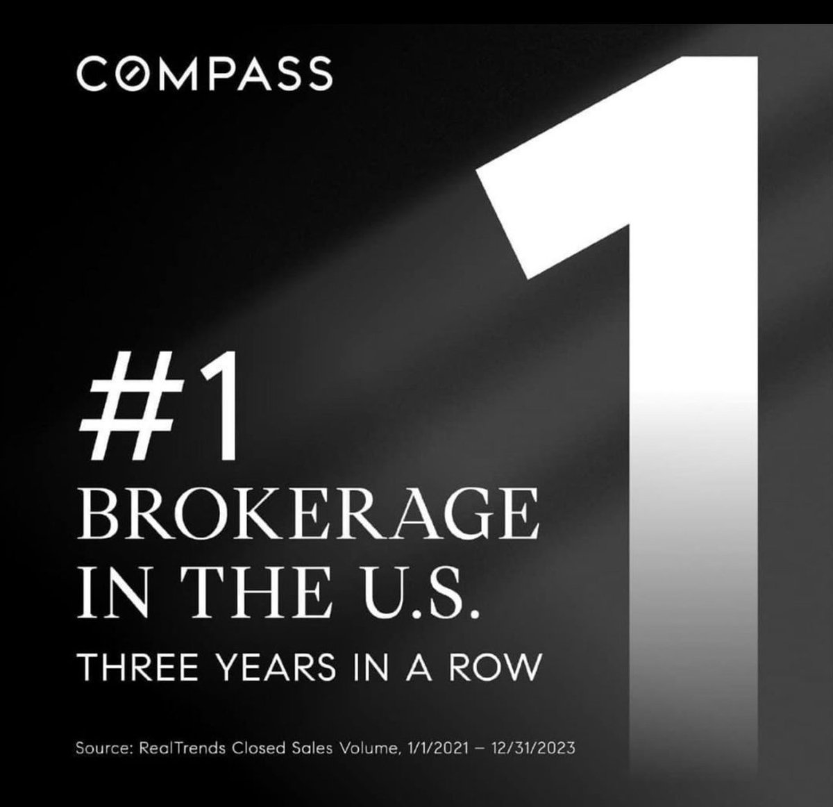 KellyTesta4's tweet image. When you work with a Compass agent, you're partnering with the #1 brokerage in the country. Three years running! ✨✨✨ Proud to be part of the top brokerage in the US! 🏆🎉

#COMPASS #NumberOne #RealEstateSuccess