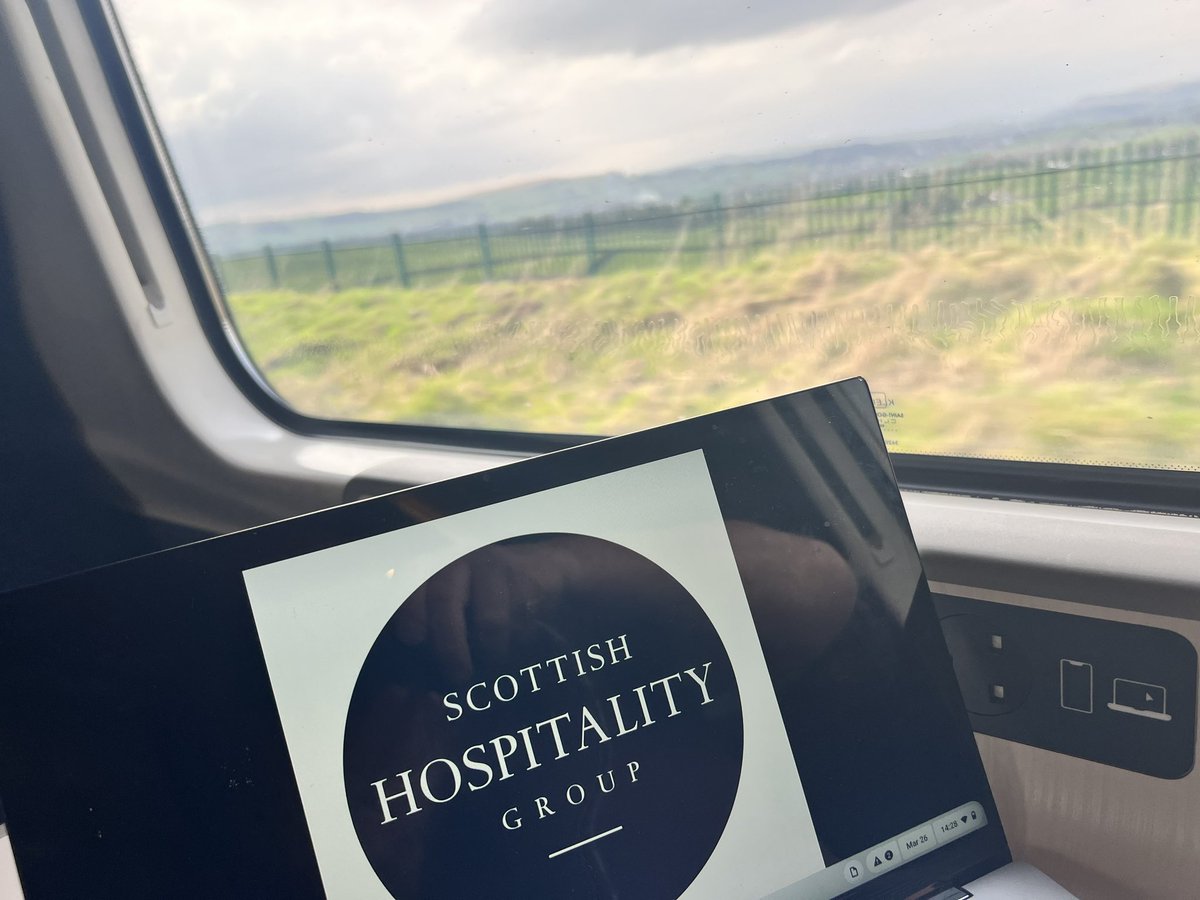 Working from a laptop is always made so much better with views from the train!! Hospitality…… a career full of fun, travel, progression and most of all, meeting great people who become life long friends Don’t ever let anyone tell you its not professional #hospitalitycareer