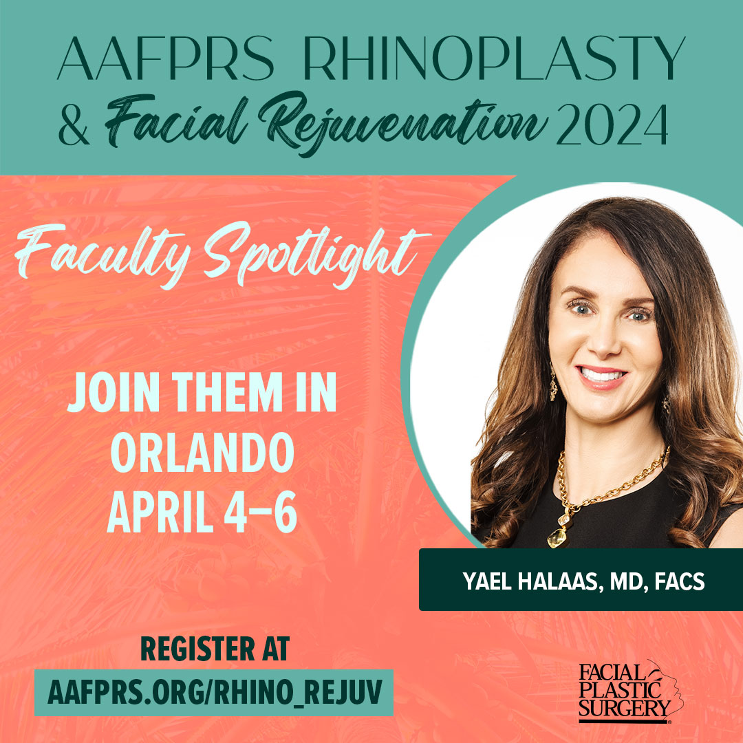 Look who’s going to the AAFPRS Rhinoplasty & Facial Rejuvenation Meeting in Orlando. This event is not to be missed…register now at aafprs.org/rhino_rejuv #aafprs #aafprsrhinorejuv