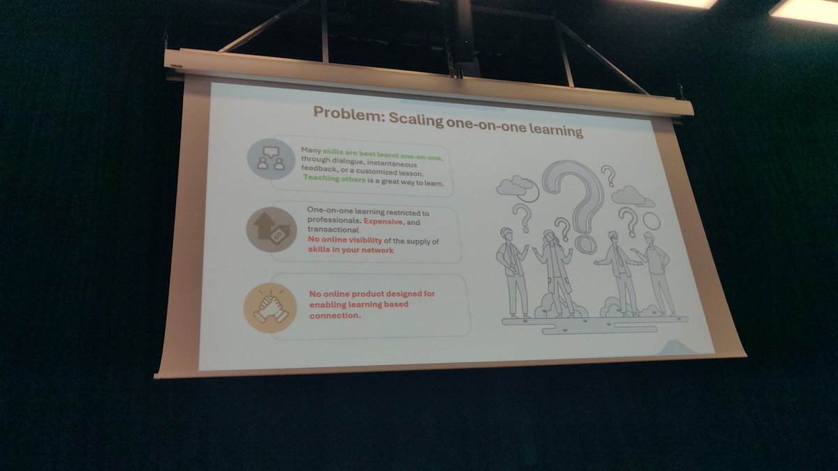 RaeSnape's tweet image. Part of the mission of the #LearningWeb is to scale 1:1 learning - everyone with a skills based profile online!
Learning meets connection! 🕸️
Weaving Webs of Skills &amp; Sharing Knowledge. @DEFI_Cambridge