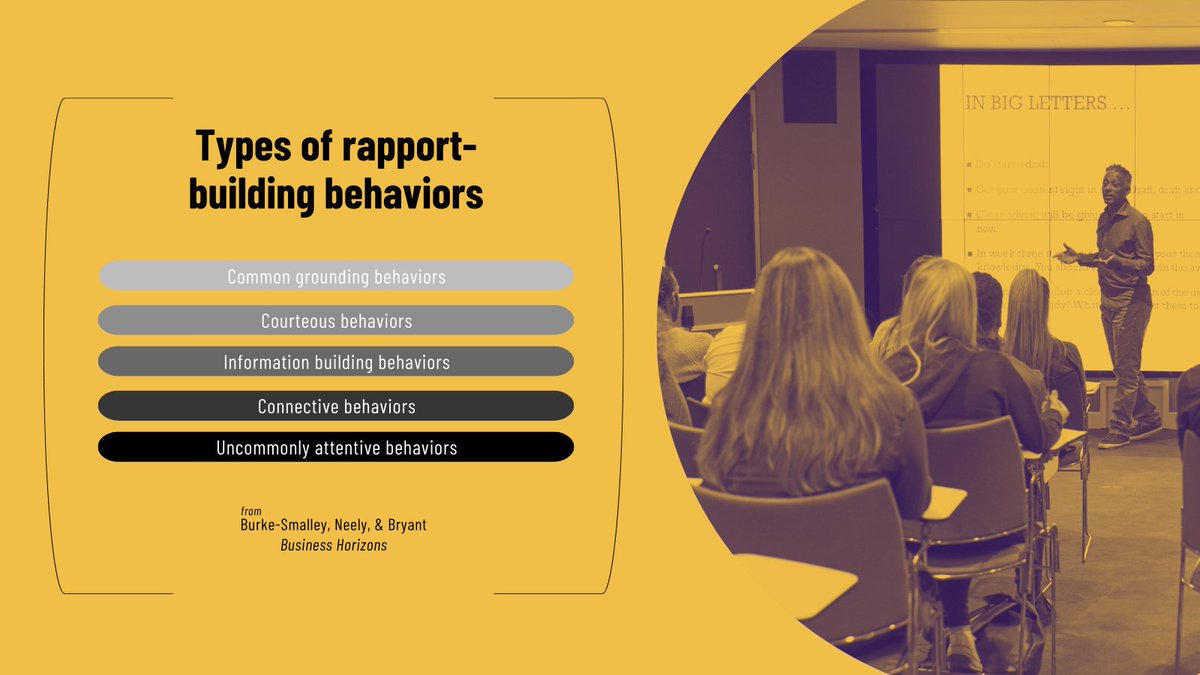 Building professor-student rapport can significantly impact student outcomes, get students excited to learn, build their trust and communication with instructors, and even reduce education-related anxiety- bit.ly/3IUSgv8