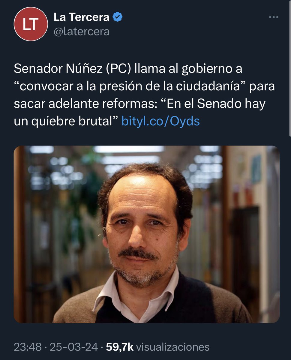 rodolfocarter's tweet photo. Se agradece la sinceridad del Senador comunista: o se hace lo que el PC y el Octubrismo quieren, o nuevamente tendremos un Estallido delictual. Un país secuestrado por la voluntad totalitaria de los que tienen un pie en el Gobierno y otro en la violencia. @GabrielBoric debe explicar su posición.
