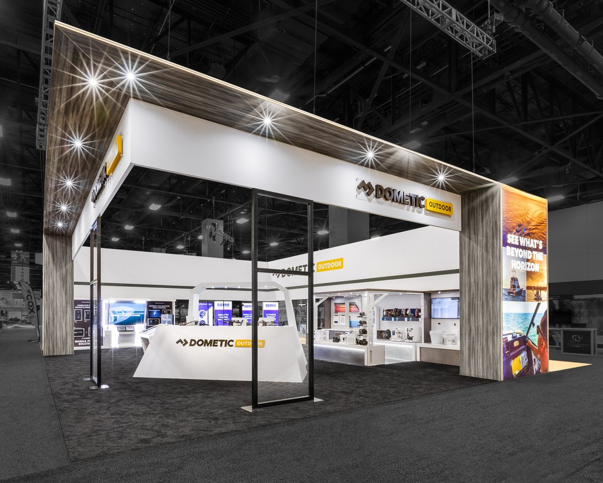 ExhibitorSource's tweet photo. Exhibitor Source offers total custom flexibility for help with your next inline exhibit - like this one! With our in-house capabilities and state-of-the-art custom shop, we've got you covered!

#ExhibitorSource #TheArtofInfluence #CustomRentals #CustomExhibits https://t.co/lCYvjlBGDN