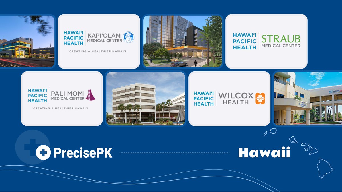 In a groundbreaking announcement today, PrecisePK, a global leader in therapeutic drug monitoring software, proudly unveils a transformative partnership with four prominent hospitals across Oahu and Kauai. 

Kapi’olani Medical Center, Straub Medical Center, Pali Momi Medical