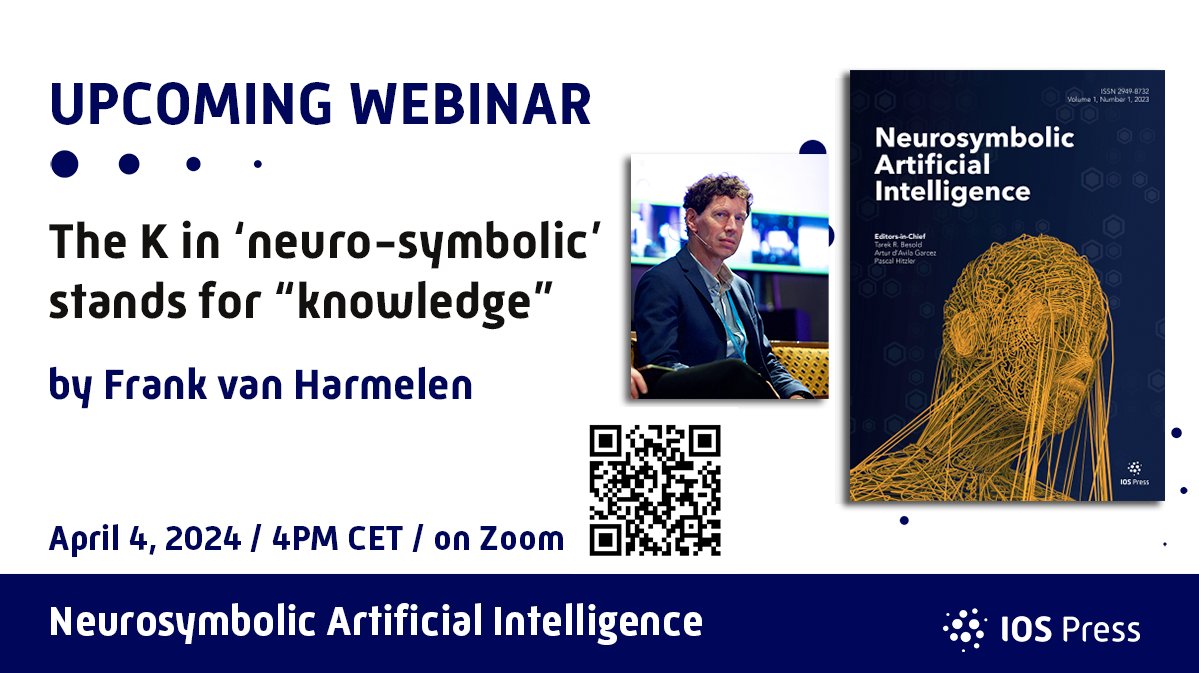 📢 Calling all AI enthusiasts! Get ready to supercharge your knowledge with our upcoming NAI webinar by @FrankVanHarmele. Hosted by @pascalhitzler, uncovering key insights and practical tips. Reserve your seat today, us06web.zoom.us/meeting/regist… #Webinar #NAI
