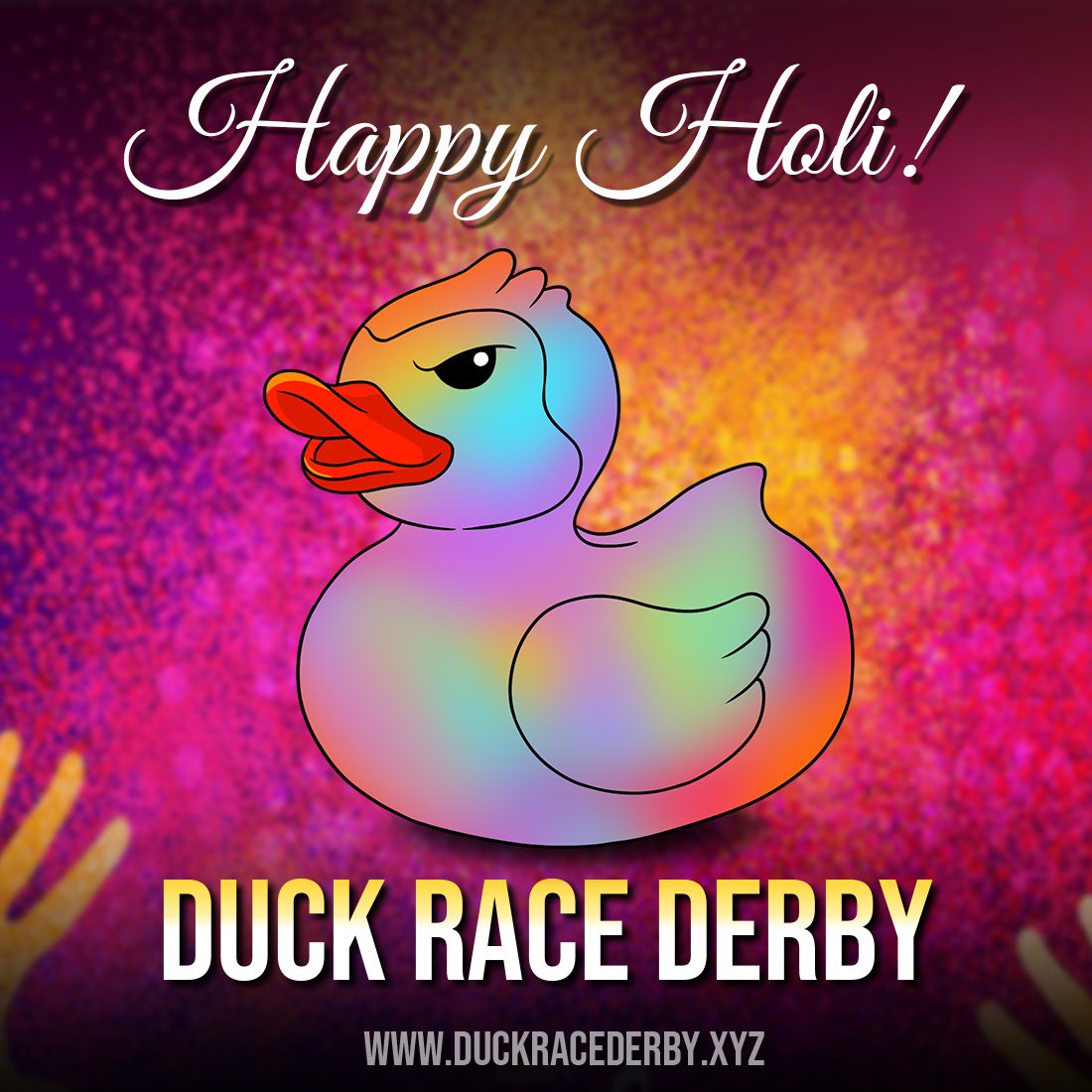 It’s the End of Holi! The DRD Foundation is now set up 🤩 The festival of colours 🦆 #HappyHoli