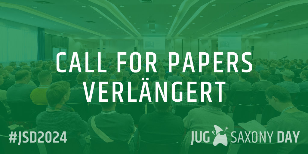 #CallforPapers für den #JUGSaxonyDay bis 15. April verlängert. Ein Blick in die bisherigen Einreichungen verrät uns jetzt schon ein vielseitiges Programm 👏 Vielen Dank an alle! backoffice.jugsaxony.org/#/cfp/submit?c… #JSD2024 #Konferenz #ITinSachsen #Community #Softwareentwicklung #Sachsen