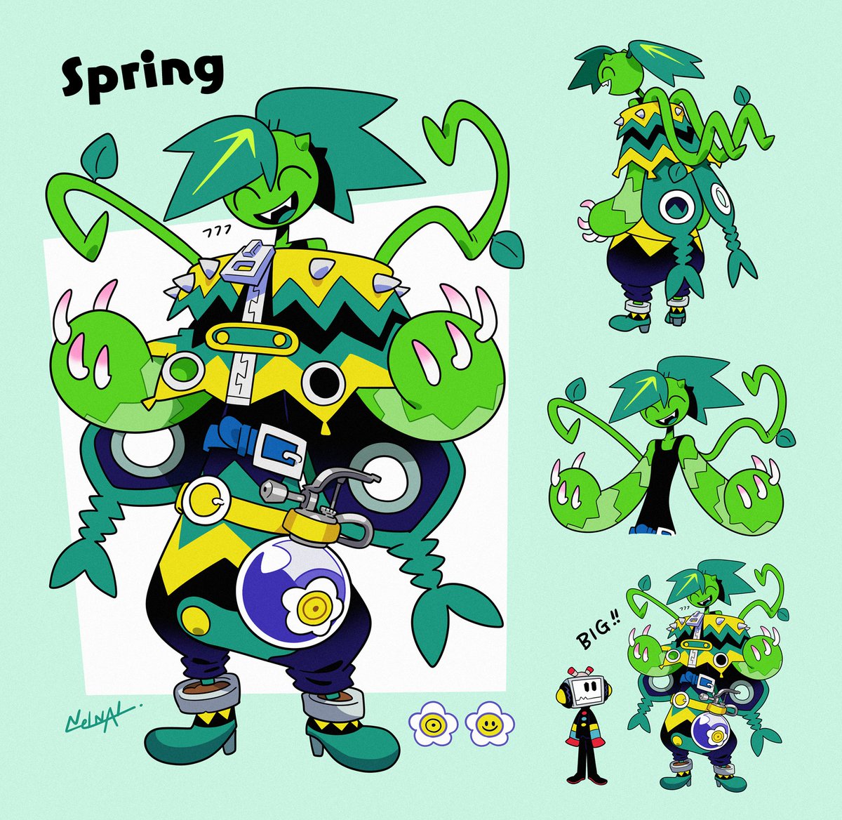 nelnalium's tweet image. New OC 🌱
 #SOULMONITOR