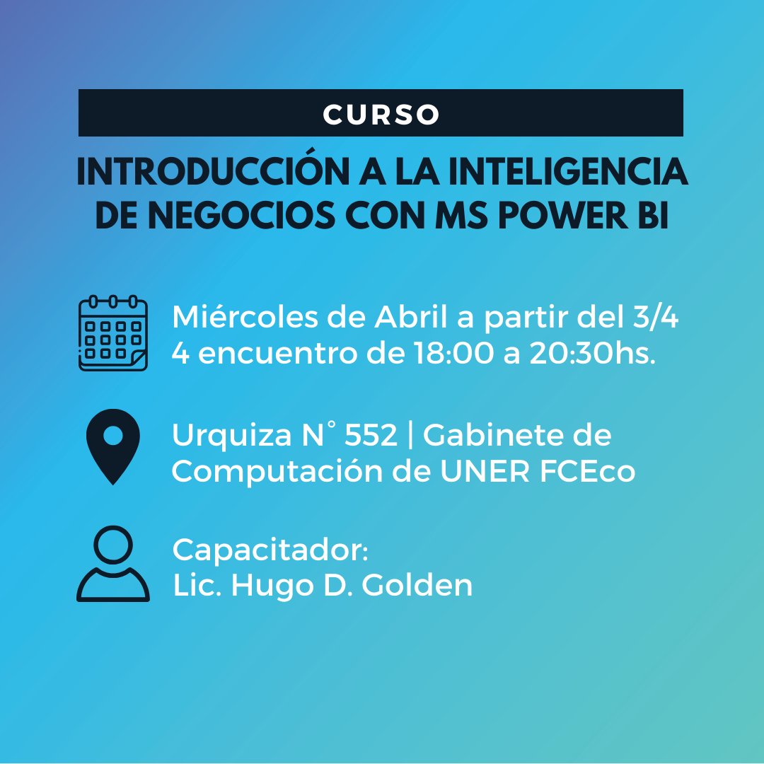 🔹 Entrá al mundo de la inteligencia de negocios con nuestra nueva capacitación.

📲 Inscripciones en bit.ly/4cAKMv1