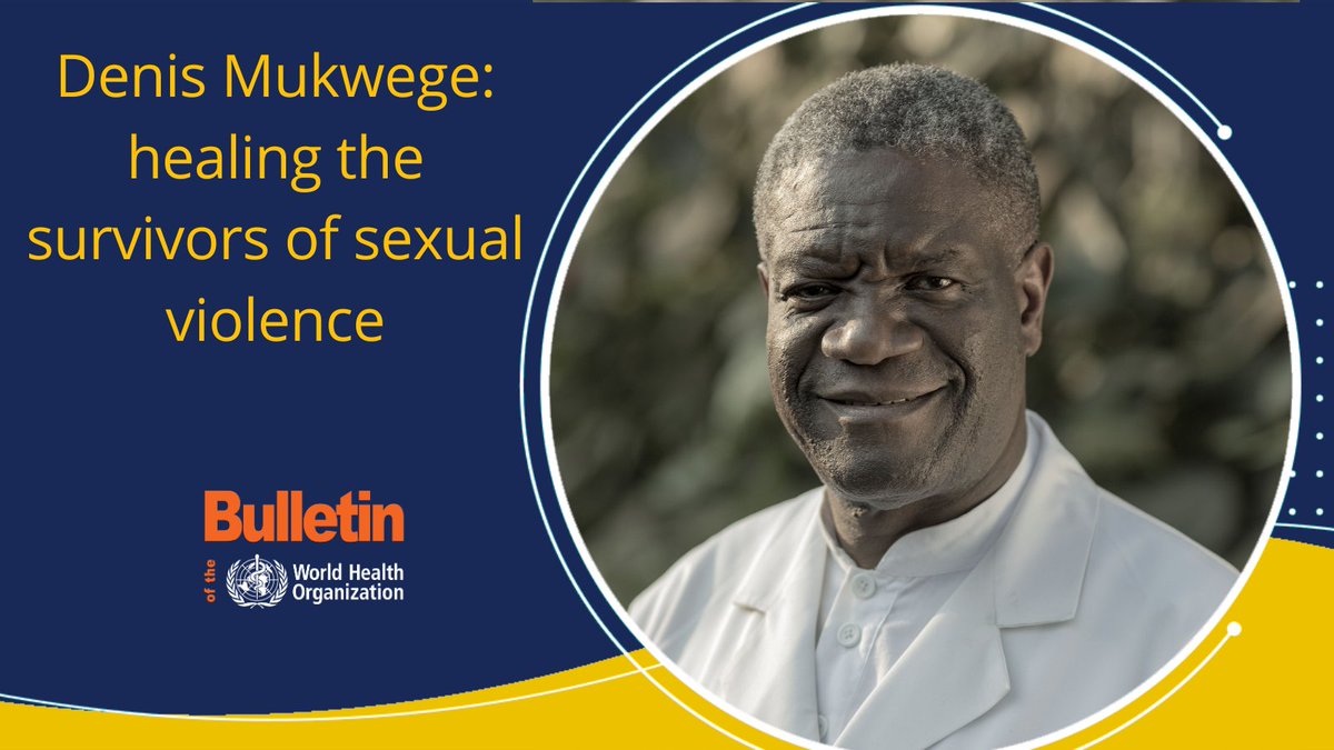 In our editorial section, @DenisMukwege talks to Gary Humphreys about treating the survivors of wartime #sexualviolence and driving global advocacy efforts to end it. ➡️bit.ly/3IVsQ0y