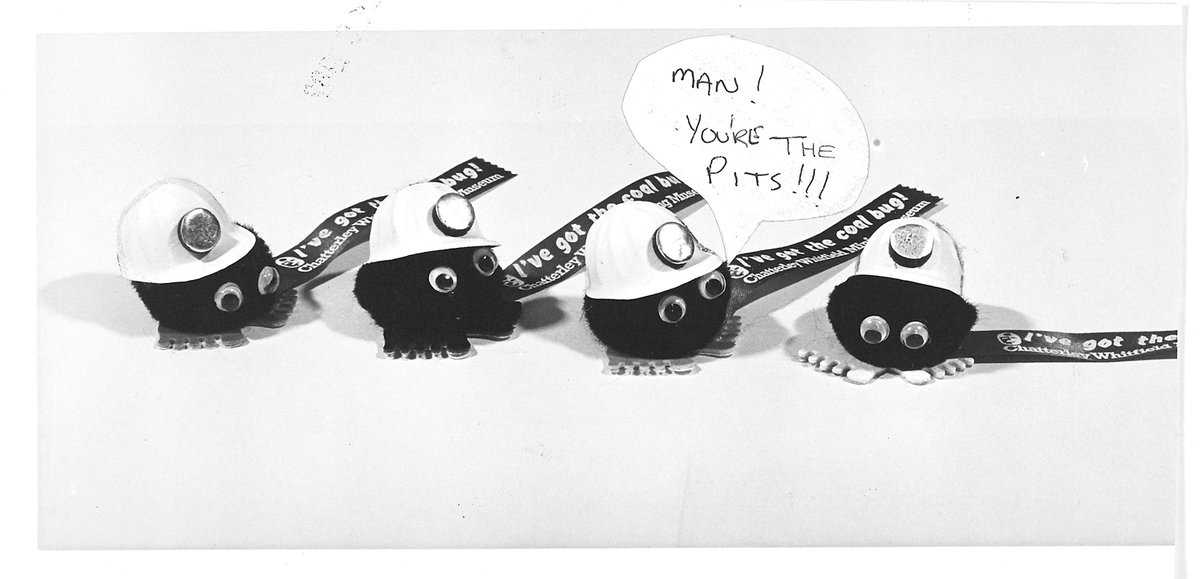 E & S Photo Archive (@esphotoarchive) on Twitter photo In 1982, a Derby firm began manufacturing promotional bugs which were proving to be a #PopularItem. These ones were for the Chatterley Whitfield Mining Museum, near Stoke. #Archive30 <a href="/ARAScot/">ARA Scotland</a> In 1982, a Derby firm began manufacturing promotional bugs which were proving to be a #PopularItem. These ones were for the Chatterley Whitfield Mining Museum, near Stoke. #Archive30 <a href="/ARAScot/">ARA Scotland</a>