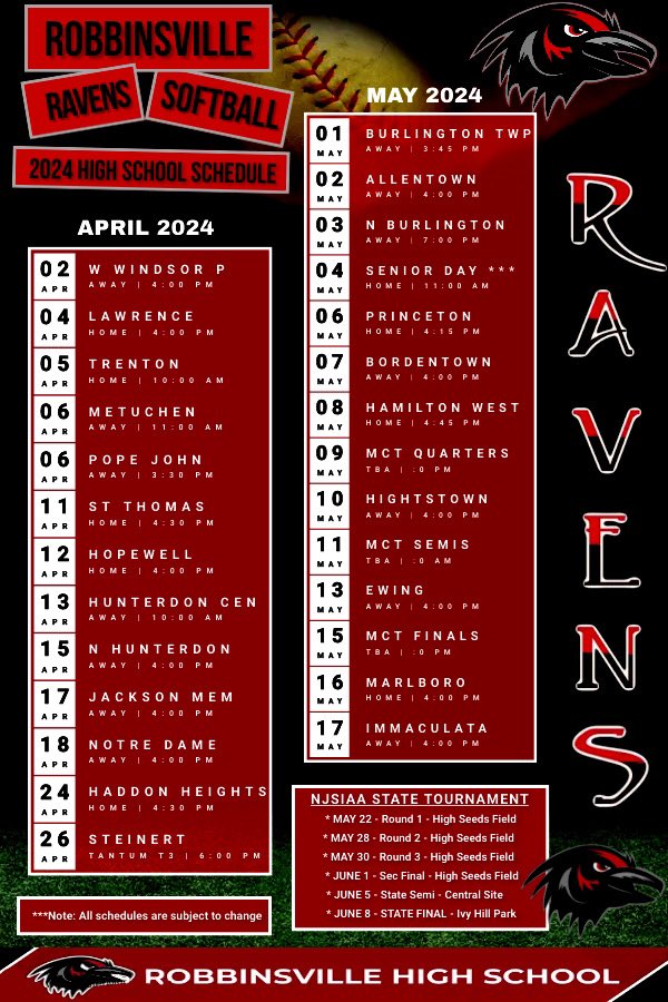 Robbinsville Softball Booster Club (@rvs_boosterclub) on Twitter photo 