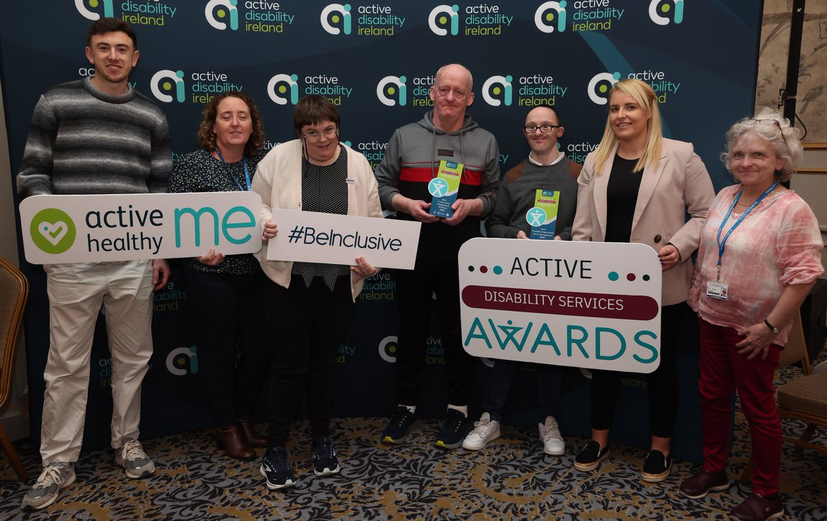 AD_Ireland's tweet photo. Check out this year's Active Disability Services Awards People Category winners!
Full details of finalists available on our website https://t.co/Uq3aJvTj3T
#ActiveDisabilityServicesAwards #ImInToo #DisabilityInclusion #InclusivePhysicalActivity #InclusiveHealthEducation https://t.co/jBnjYb5BCQ