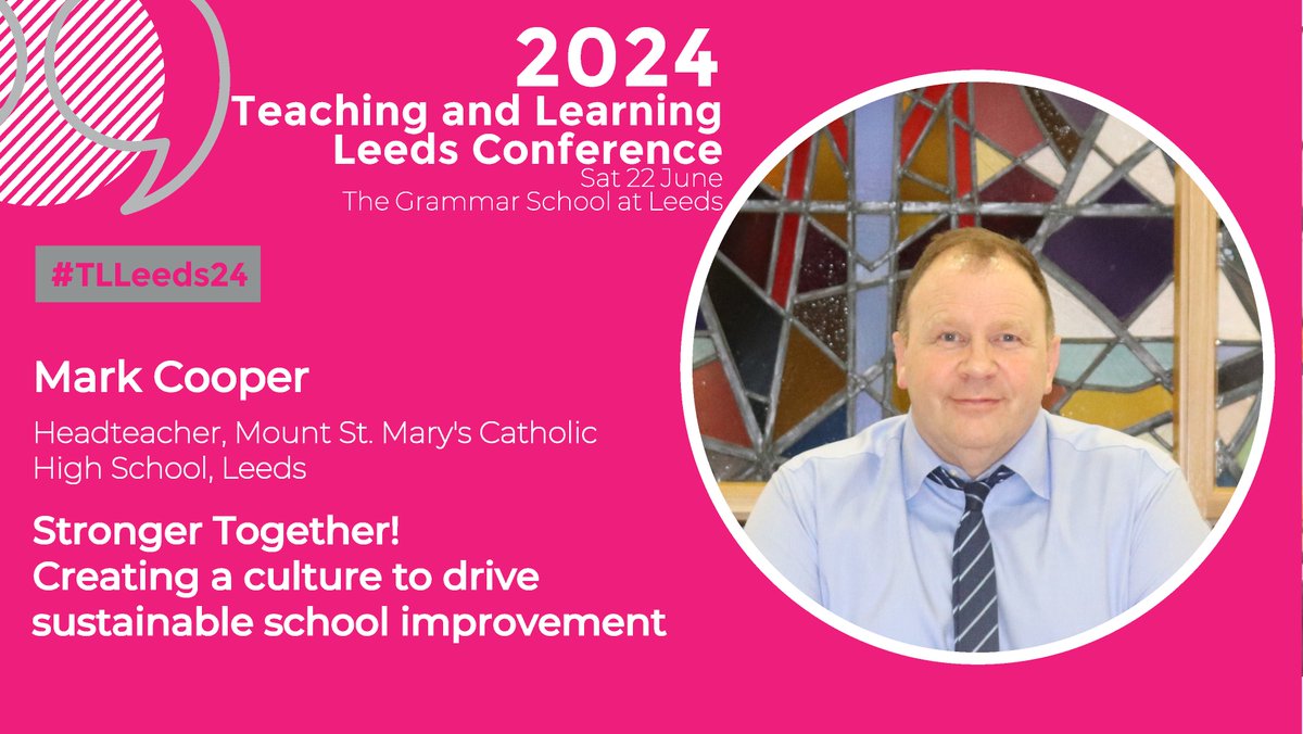 Join us at #TLLeeds24 as Mark discusses his experience of empowering teachers to form a community of leaders at all levels. They not only impact student lives but also create a school culture interweaving everyone's contributions. tinyurl.com/TLL24