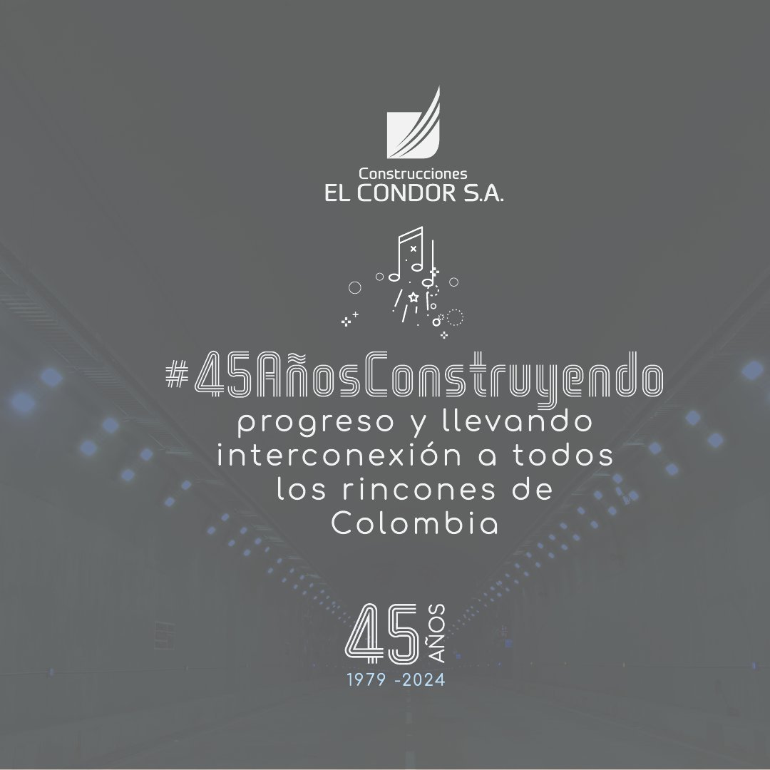 C_ElCondor's tweet photo. #45AñosConstruyendo #CumpleañosCóndor | Construyendo un futuro próspero y conectando cada comunidad en Colombia https://t.co/YpnapWVS6B