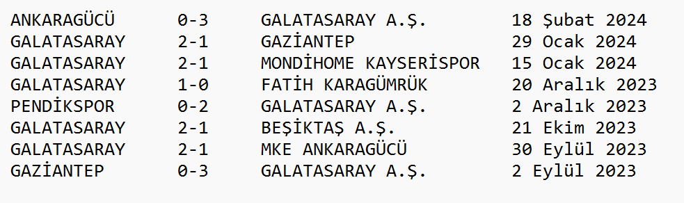Erkan Engin'den şikayetçi olmalarını gerektirecek bir durum yok. Zira, Galatasaray ,Erkan Engin'in görev aldığı 8 maçta 8 galibiyet almış.