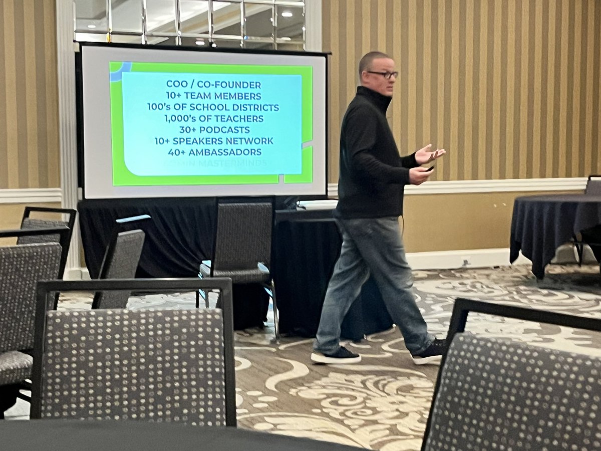 Jeff might not call himself a teacher, but he’s taught me more than I could fit in a thousand tweets. Thank you for teaching and supporting educators, @jeffgargas 
#NCMLEInspire2024 #teachbetter @teachbetterteam