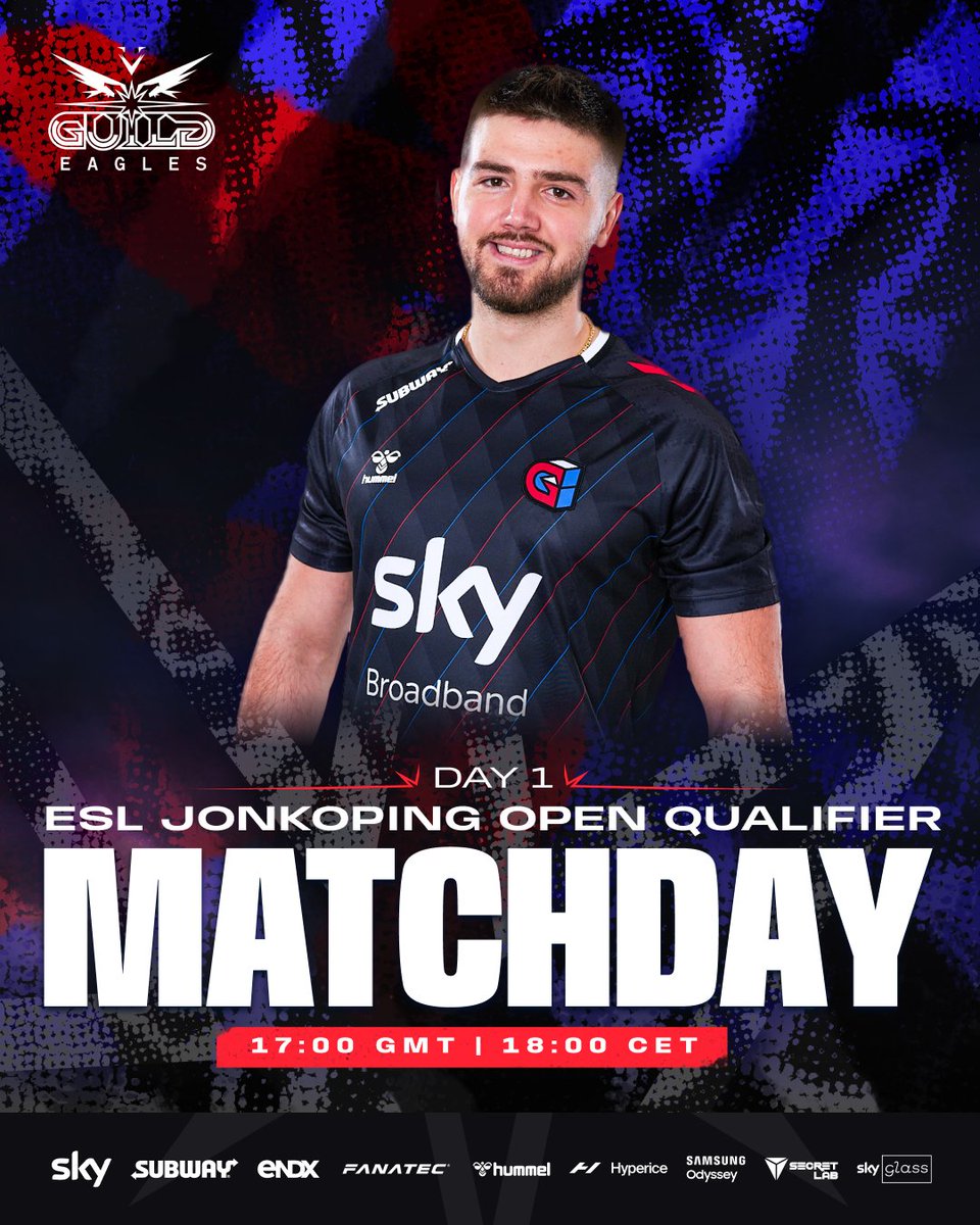 guildesports's tweet photo. The @_badnewseagles are back in action for today's ESL Challenger Jönköping Open Qualifiers! 🔥
Let's do this! 🦅
#GuildEagles #CS2 #GILD https://t.co/f5u9RnEYyk