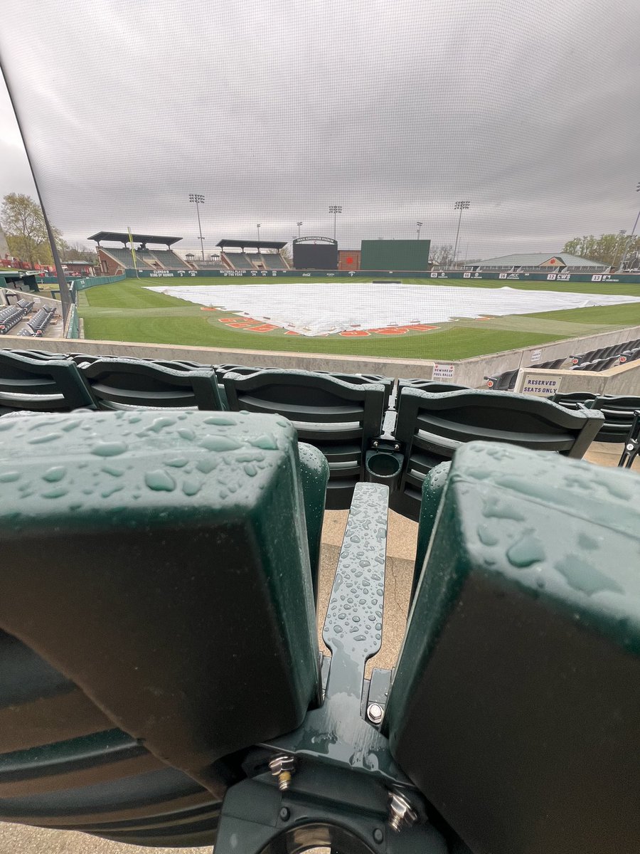 Rain, rain, go away. @ClemsonBaseball and @clemsonsoftball games scheduled for today, vs. Coastal Carolina and Georgia State, respectively, have been canceled.